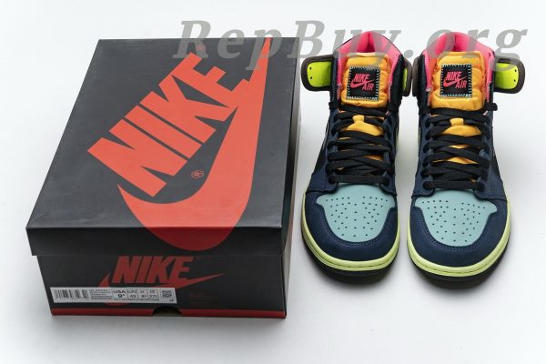 Top Version Air Jordan 1 Retro High Tokyo Bio Hack 555088-201 - Image 25