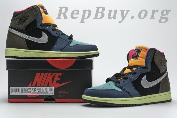 Top Version Air Jordan 1 Retro High Tokyo Bio Hack 555088-201 - 图片 6