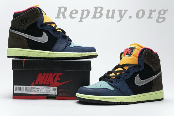 Top Version Air Jordan 1 Retro High Tokyo Bio Hack 555088-201 - 图片 35