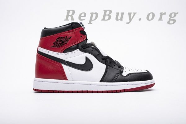 Top Version Air Jordan 1 Retro Black Toe (2016) 555088-125 - 图片 3