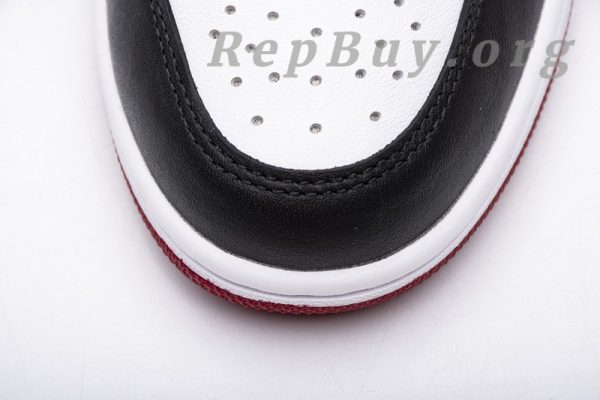 Top Version Air Jordan 1 Retro Black Toe (2016) 555088-125 - 图片 8