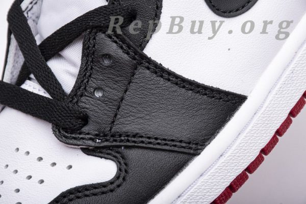 Top Version Air Jordan 1 Retro Black Toe (2016) 555088-125 - 图片 9