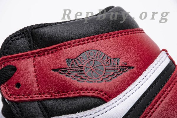 Top Version Air Jordan 1 Retro Black Toe (2016) 555088-125 - 图片 11