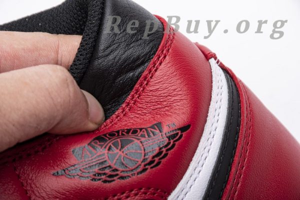 Top Version Air Jordan 1 Retro Black Toe (2016) 555088-125 - 图片 17