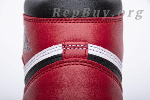 Top Version Air Jordan 1 Retro Black Toe (2016) 555088-125 - 图片 12