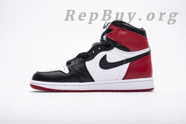 Top Version Air Jordan 1 Retro Black Toe (2016) 555088-125