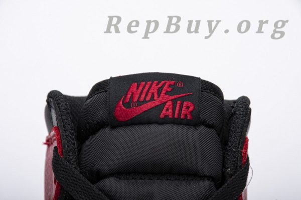 Top Version Air Jordan 1 Retro High Bred Toe 555088-610 - 图片 13