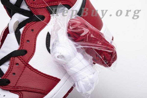 Top Version Air Jordan 1 Retro Chicago (2015) 555088-101 - 图片 14