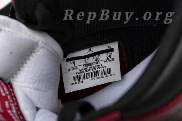 Top Version Air Jordan 1 Retro Chicago (2015) 555088-101 - 图片 16