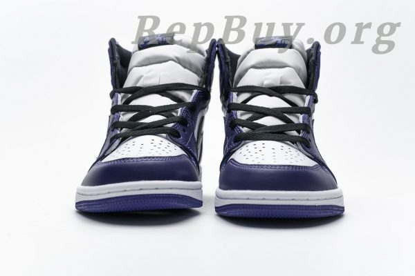 Top Version Air Jordan 1 Retro High Court Purple White 555088-500 - 图片 3