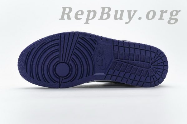 Top Version Air Jordan 1 Retro High Court Purple White 555088-500 - 图片 7