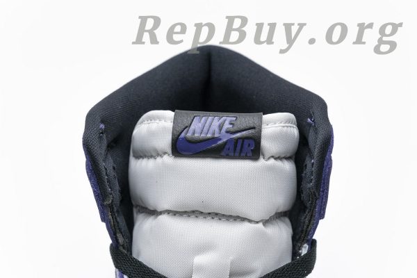 Top Version Air Jordan 1 Retro High Court Purple White 555088-500 - 图片 9