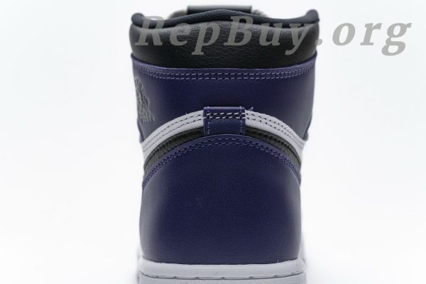 Top Version Air Jordan 1 Retro High Court Purple White 555088-500 - 图片 16