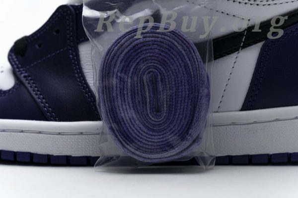 Top Version Air Jordan 1 Retro High Court Purple White 555088-500 - 图片 23