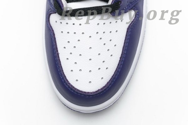 Top Version Air Jordan 1 Retro High Court Purple White 555088-500 - Image 5