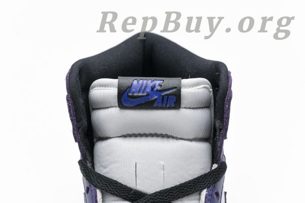 Top Version Air Jordan 1 Retro High Court Purple White 555088-500 - Image 3