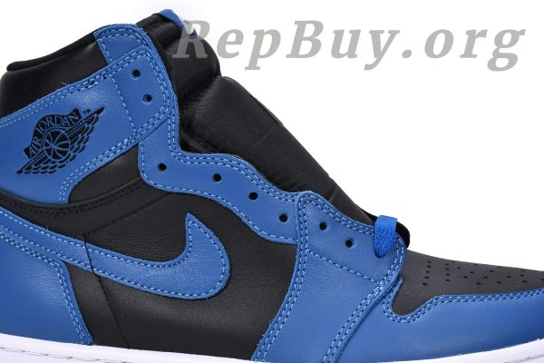 Top Version Air Jordan 1 Retro High OG Dark Marina Blue 555088-404 - 图片 9