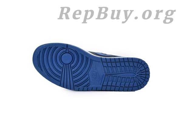 Top Version Air Jordan 1 Retro High OG Dark Marina Blue 555088-404 - 图片 14