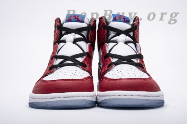 Top Version Air Jordan 1 Retro High Spider-Man Origin Story 555088-602 - 图片 5