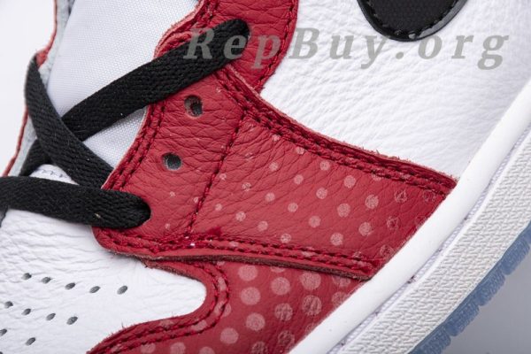 Top Version Air Jordan 1 Retro High Spider-Man Origin Story 555088-602 - 图片 9