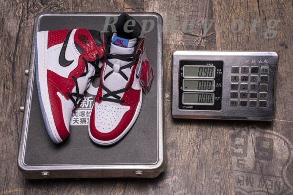 Top Version Air Jordan 1 Retro High Spider-Man Origin Story 555088-602 - 图片 19