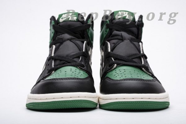 Top Version Air Jordan 1 Retro High Pine Green 555088-302 - 图片 5