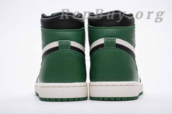 Top Version Air Jordan 1 Retro High Pine Green 555088-302 - 图片 6