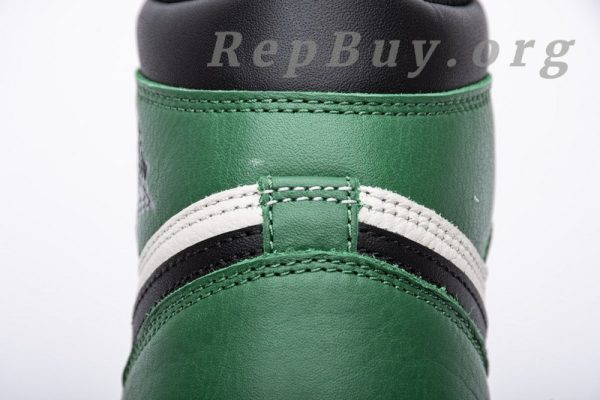 Top Version Air Jordan 1 Retro High Pine Green 555088-302 - 图片 12