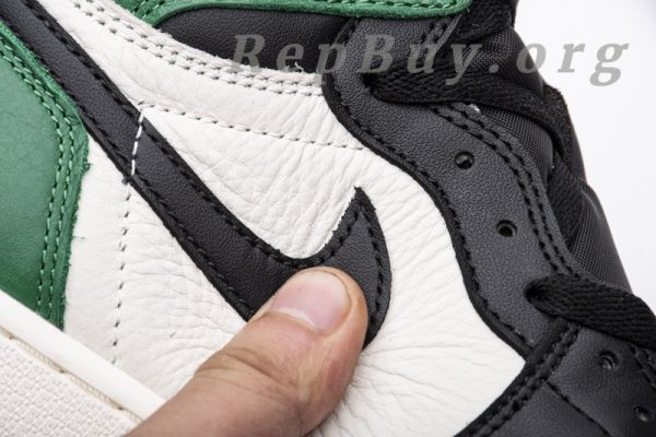Top Version Air Jordan 1 Retro High Pine Green 555088-302 - 图片 13