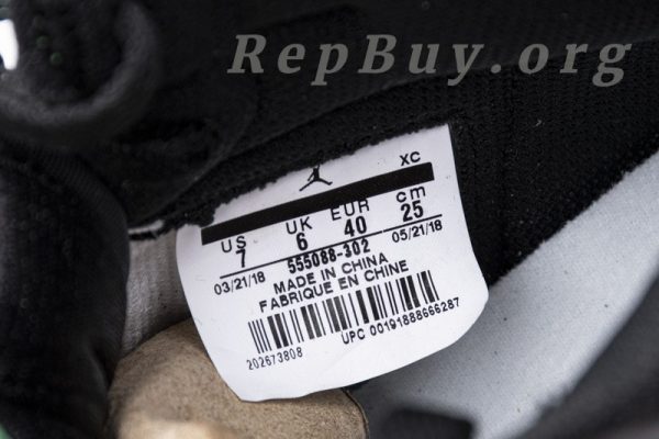 Top Version Air Jordan 1 Retro High Pine Green 555088-302 - 图片 18