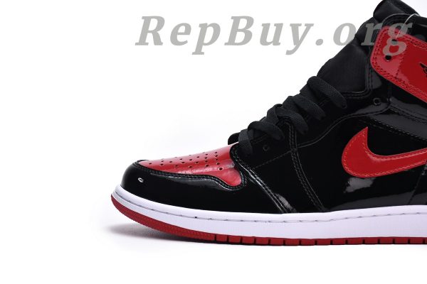 Top Version Air Jordan 1 Retro High OGPatent Bred 555088-063 - 图片 13