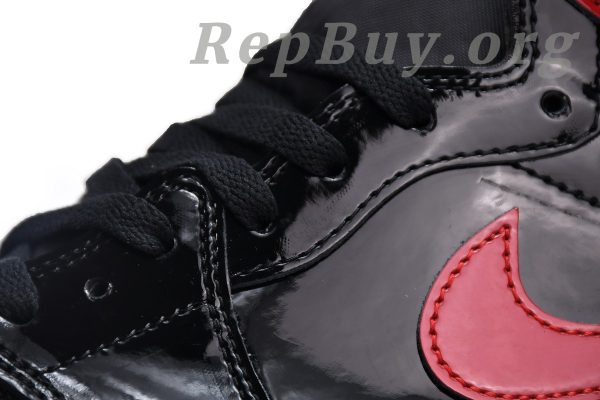 Top Version Air Jordan 1 Retro High OGPatent Bred 555088-063 - 图片 12