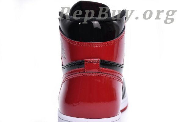 Top Version Air Jordan 1 Retro High OGPatent Bred 555088-063 - 图片 15