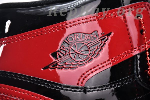 Top Version Air Jordan 1 Retro High OGPatent Bred 555088-063 - 图片 16