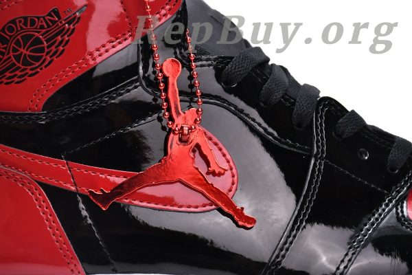 Top Version Air Jordan 1 Retro High OGPatent Bred 555088-063 - 图片 17