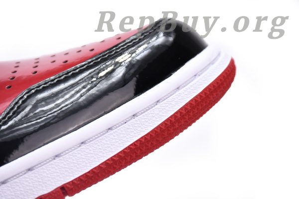 Top Version Air Jordan 1 Retro High OGPatent Bred 555088-063 - 图片 18