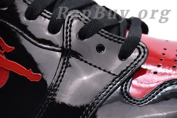 Top Version Air Jordan 1 Retro High OGPatent Bred 555088-063 - 图片 19