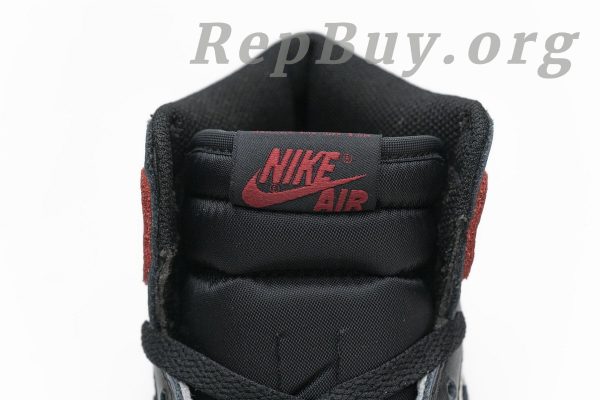Top Version Air Jordan 1 Retro High Bred Toe 555088-610 - 图片 13
