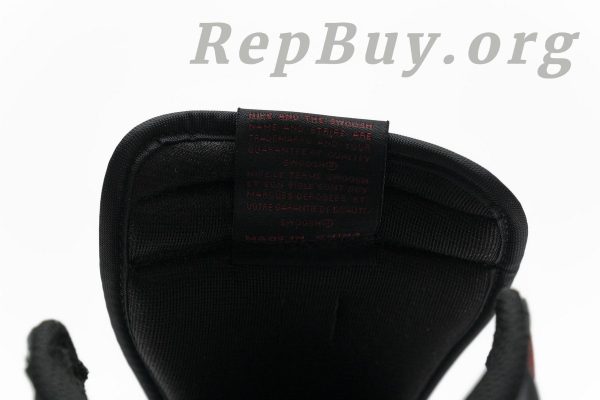 Top Version Air Jordan 1 Retro High Bred Toe 555088-610 - 图片 22