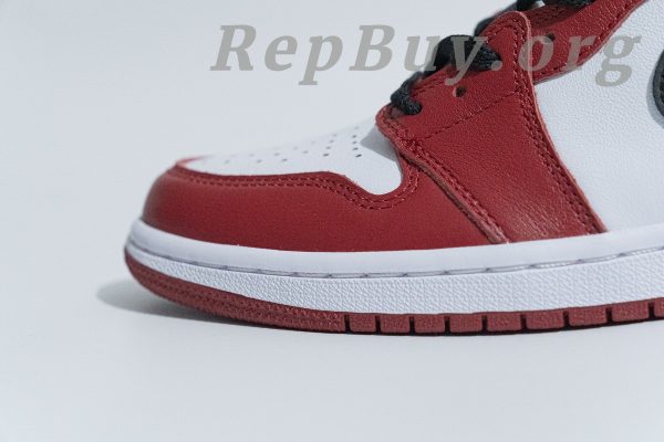 Top Version Air Jordan 1 Retro Chicago (2015) 555088-101 - 图片 11