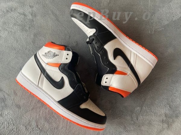 Top Version Air Jordan 1 Retro High Electro Orange 555088-180 - Image 2