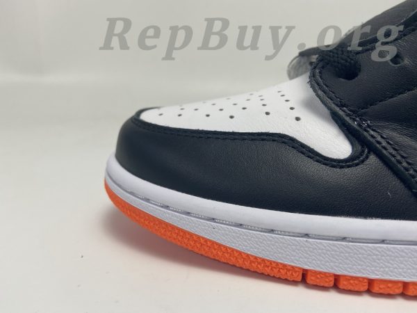 Top Version Air Jordan 1 Retro High Electro Orange 555088-180 - Image 11
