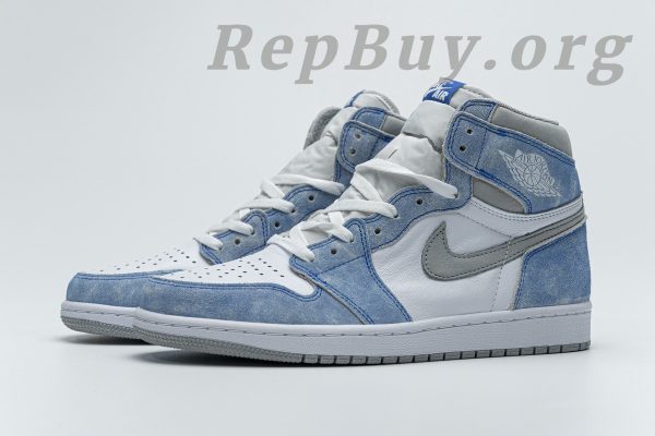Top Version Air Jordan 1 Retro High Hyper Royal Smoke Grey 555088-402 - Image 5