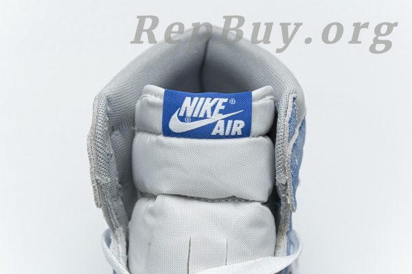 Top Version Air Jordan 1 Retro High Hyper Royal Smoke Grey 555088-402 - Image 8