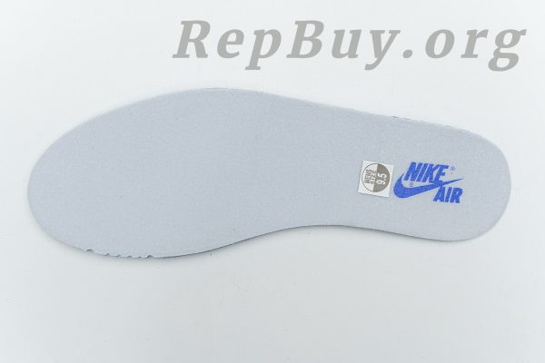 Top Version Air Jordan 1 Retro High Hyper Royal Smoke Grey 555088-402 - Image 17