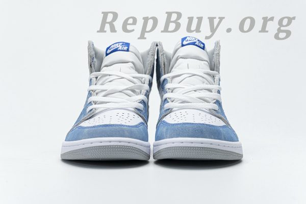 Top Version Air Jordan 1 Retro High Hyper Royal Smoke Grey 555088-402 - Image 3