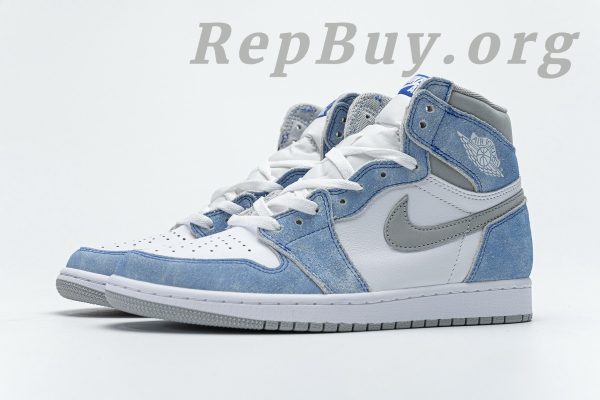 Top Version Air Jordan 1 Retro High Hyper Royal Smoke Grey 555088-402 - Image 2