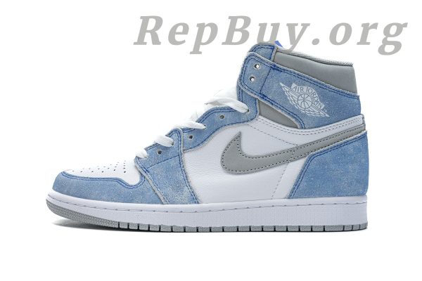 Top Version Air Jordan 1 Retro High Hyper Royal Smoke Grey 555088-402 - Image 6
