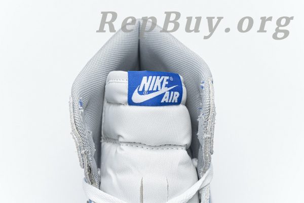 Top Version Air Jordan 1 Retro High Hyper Royal Smoke Grey 555088-402 - Image 7