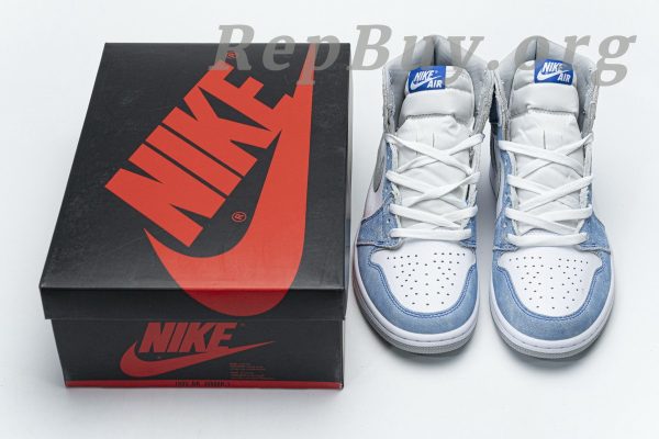 Top Version Air Jordan 1 Retro High Hyper Royal Smoke Grey 555088-402 - Image 24